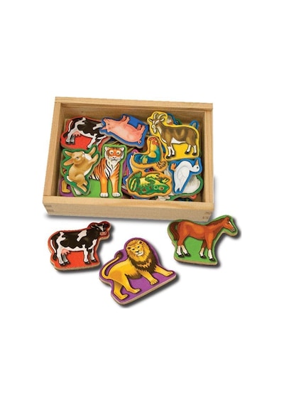 Melissa&Doug Ahşap Mıknatıslı Hayvanlar