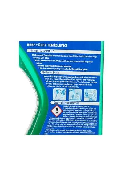 Bref Dixi Çam Kokulu Yüzey Temizleyici 1 X 900 Ml 2li Paket