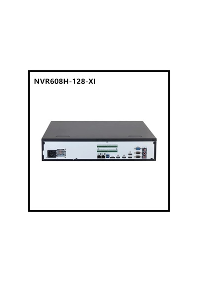 Dahua Nvr608h-128-xı, 128kanal, 32mpix, H265+, 8 Hdd, 1080p Kayıt, 1024 Mbps Bant Genişliği, 2 Port