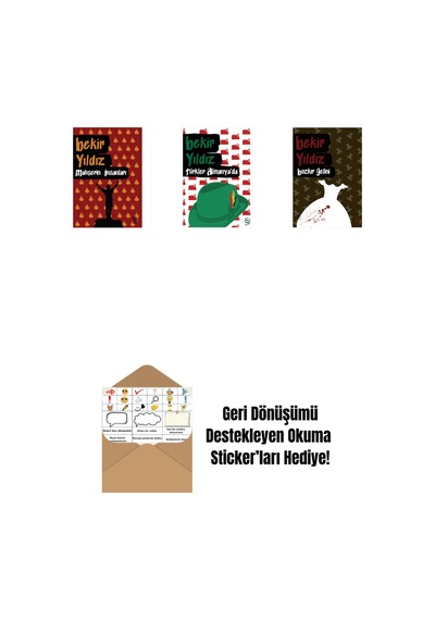 Mahşerin İnsanları + Türkler Almanya'da + Bozkır Gelini + Okuma Sticker'ları
