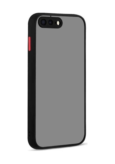Apple Uyumlu iPhone 8 Plus Kılıf Zore Hux Kapak Siyah
