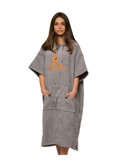 Poncho Grey-Gri