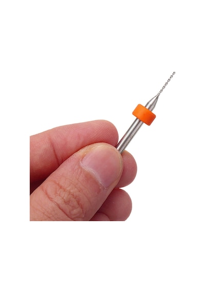 Koodmax 10 Adet 3d Yazıcı Micro Matkap Ucu Çelik Set 0.2-1.2mm Karbür Nozzle Temizleme İğnesi Kutulu
