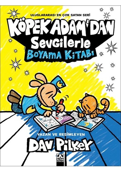 Köpek Adam Dan Sevgilerle Boyama Kitabı