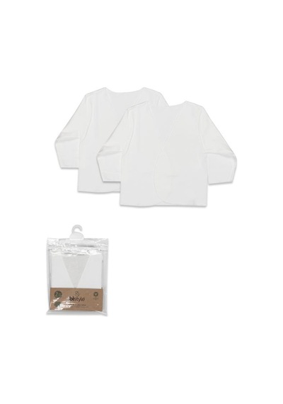 Erturkstore Organik 2'li Basic İç Zıbın 17120 Ekru Çok Renkli