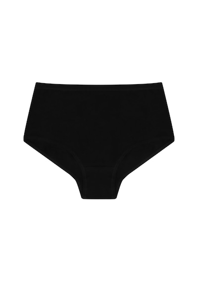 Sebatingo Kadın Külot Yüksek Bel Pamuklu Likralı Siyah 7 Li Paket 32350-black 2xl - 3xl
