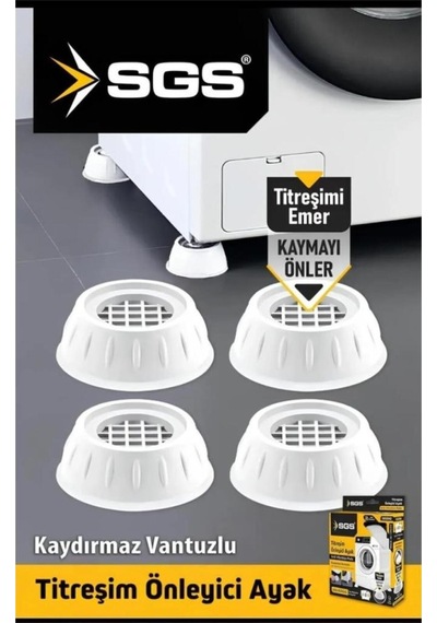 Sgs Titreşim Önleyici Ayak 4 Adet Beyaz Diğer