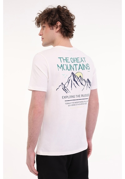 Kinetix Ml Fıne 11otd206 5fx Ekru Erkek Kısa Kol T-shirt 000000000101938705 Bej