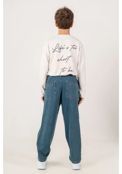 Giyicem Erkek Çocuk Street Mood Jogger Pantolon 9901 Açık Mavi
