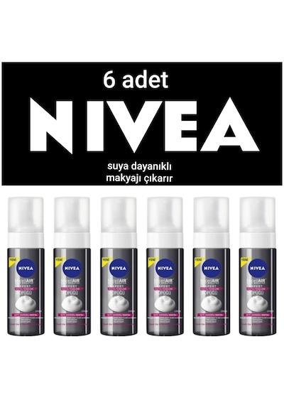 Nivea Micellair Expert Yüz Ve Göz Makyaj Temizleme Köpüğü 6 X 150 Ml