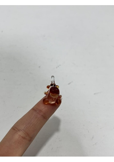 El Yapımı Mini Murano Cam Maymun Biblo A165-06