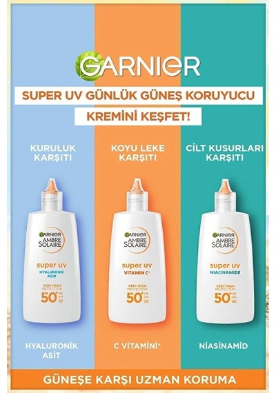 Super Uv C Vitamini Koyu Leke Karşıtı Yüz Güneş Kremi