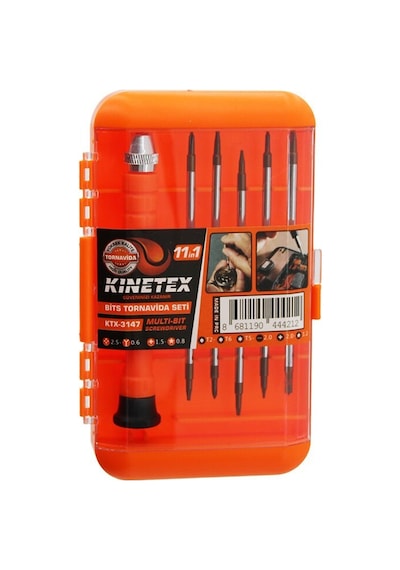 Kinetex Ktx-3147 11'li Saatçi Ve Telefoncu Bits Tornavida Seti- 10'li Paket