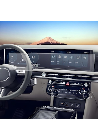 Hyundai Tucson 2025 Büyük Bilgi Ekranı Ve Klima Kontrol Ünitesi Ekran Koruyucu