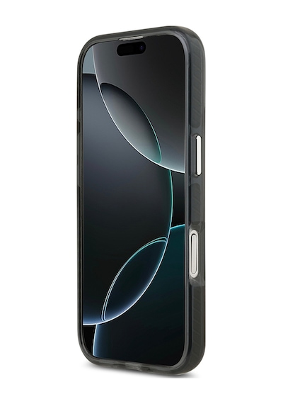Apple Uyumlu iPhone 17 Kılıf Lacoste Lisanslı M-safe Şarj Özellikli İkonik Timsah Logolu Buzlu Kapak Gri Gri