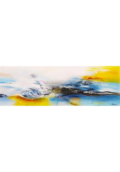 Yatak Odası El Yapımı Yağlı Boya Tablo 136x59cm