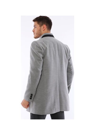 Plt8327 Dewberry Erkek Kaban-gri