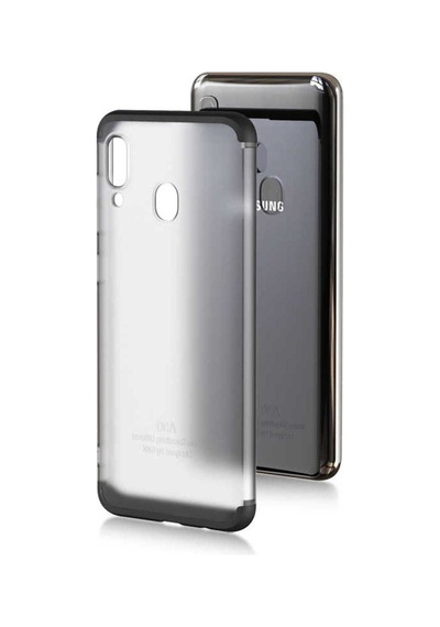 Samsung Uyumlu Galaxy A20 Kılıf Zore Nili Kapak Siyah