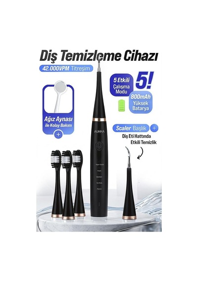 Amf14 Ultrasonik Diş Taş Ve Plak Temizleme Cihazı - 5 Modlu, Ipx8 Su Geçirmez, Type-c Şarjlı Ağız Bakım Seti 800 Mah 16594495 Amf14 Ultrasonik Diş Taş Ve Plak Temizleme Cihazı - 5 Modlu, Ipx8 Su Geçirmez, Type-c Şarjlı Ağız Bakım Seti 800 Mah 16594495
