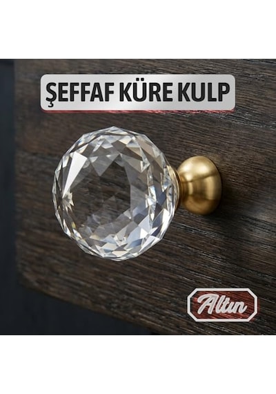 Kristal Kulp Askı Dolap Ayna Kapak Çekme Kulbu Topuz Diğer