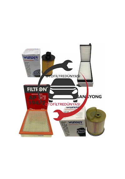 Ssangyong Actyon / Actyon Sports-Korando 2.0Xdi Filtre Seti 473211546