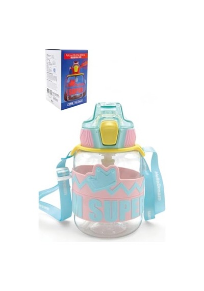 Tr King Tritan Pipetli Suluk, 620 Ml, Turkuaz, Çocuk Okul Suluğu, Bpa İçermez Genel