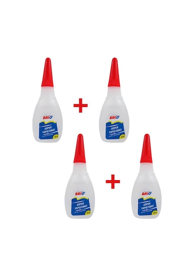 Brio Hızlı Süper Yapıştırıcı 20 Gr 4'lü