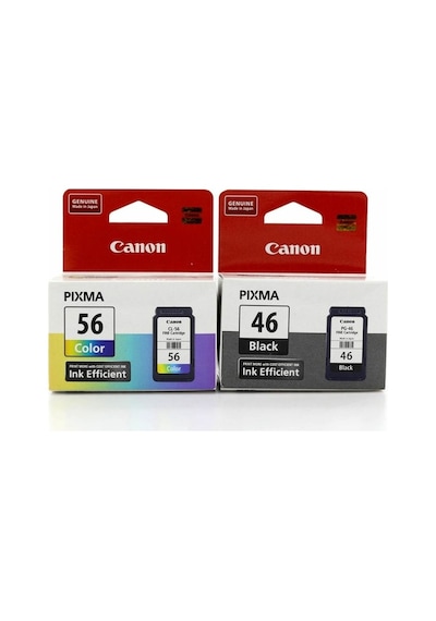 Canon Pg-46 /cl-56 Pixma E404/e414/e464/e484 Siyah Ve Renkli Kartuş