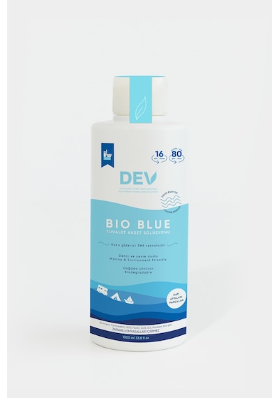 Dev Bio Blue Karavan Tuvalet Kaset Kimyasalı 1L-16 Doz 2 Adet