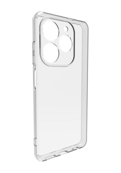 Tecno Spark Go 2024 Kılıf Kamera Korumalı Silikon Rubber Arka Kapak Şeffaf