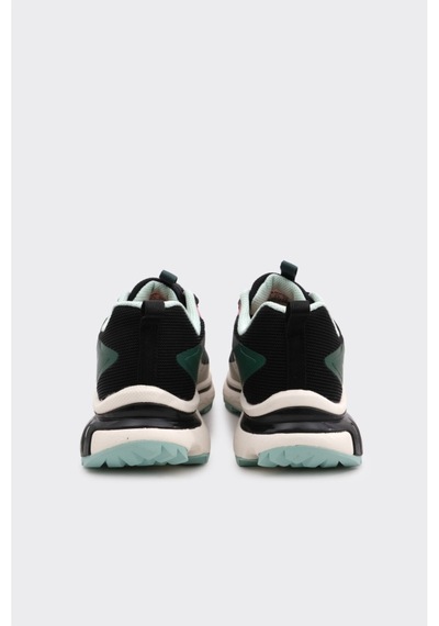 Derinet Humtto Comfort Taban Kadın Sneaker Siyah Yeşil Siyah Yeşil