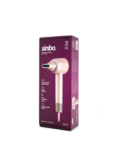 Go İthalat Şampanya Bldc Turbo Motor Saç Kurutma - Şekil Makinesi 1500w 3-kdm.hız 4-kdm.ısıayar Sıca