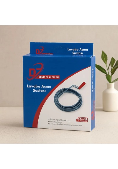 Jenerik 8 M Spiral Esnek Yay Lavabo Gider Açıcı