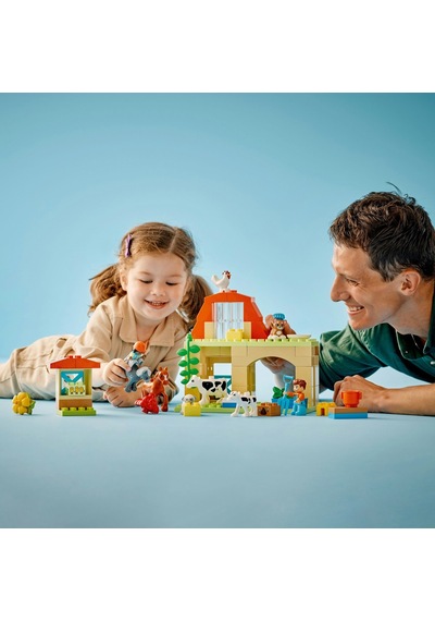 Lego 10416 Duplo Çiftlikte Hayvanların Bakımı 10416 - 2 Yaş & Üzeri Çocuklar İçin Eğitici Oyuncak Yapım Seti 74 Parça