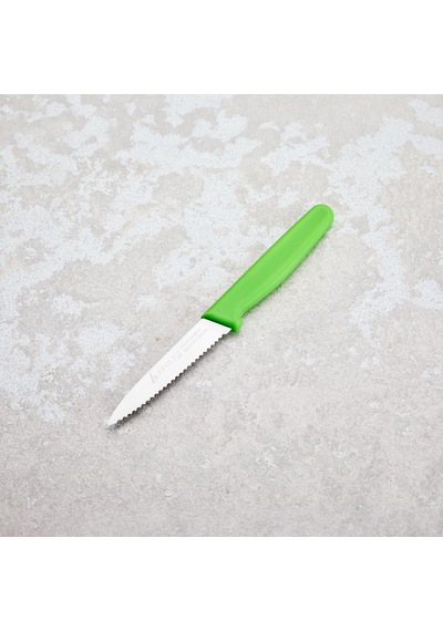 Aryıldız Solo Tırtıklı Sebze Bıçağı Yeşil 10 Cm Renkli