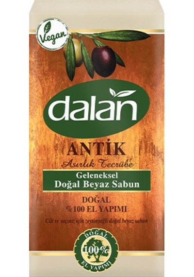 Dalan Antik Geleneksel Vegan El Yapımı Doğal Beyaz Sabun 5 x 180 G