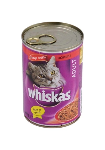 4 Adet Whiskas Biftekli Kedi Maması 400 G