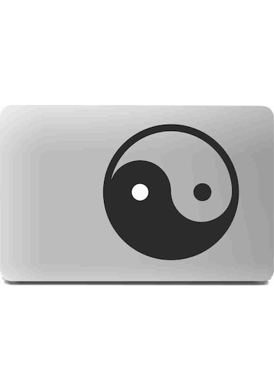 Apple Uyumlu MacBook Yingyang Sticker
