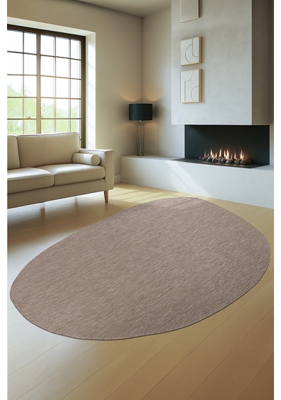 Konfor Halı Tema 9040 Bej Sisal Hasır İç Dış Mekan Kilim Dekoratif Bahçe Balkon Salon Halısı Bej