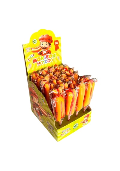 Mokibon Hotdog Yumuşak Şekerleme 20 Gr 24 Adet
