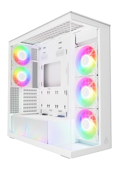 Arctıc Xtender Usb-c Temperli Cam Panel Dahili Argb Fanlar 420mm Sıvı Soğutma Destekli Kule Tipi Beyaz Bilgisayar Kasası