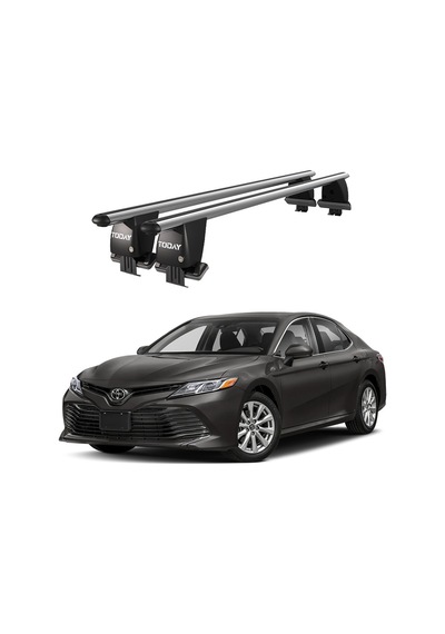 Royal Toyota Camry 2017 Ve Sonrası Uyumlu Gri Kilitli Ara Atkı Port Bagaj Tavan Barı