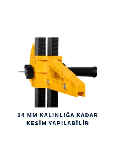 Masterplus Manuel Alçıpan Kesme Aleti Düz ve Yuvarlak Kesim 60Cm