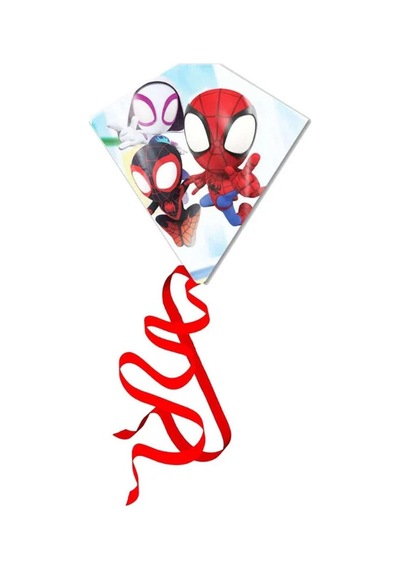 Spider-man Çocuk Uçurtması - Dayanıklı Fiberglas İskeletli İpli Örümcek Adam Uçurtma 4+ Yaş