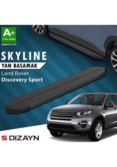 S-dizayn Land Rover Discovery Sport Skyline Siyah Yan Basamak 183 Cm 2014-2019 A+ Kalite