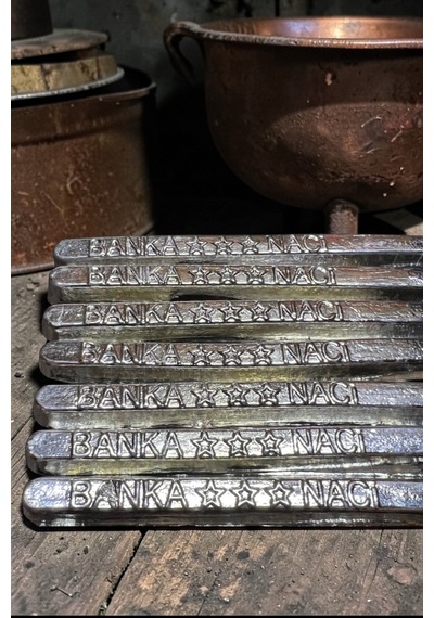 Saf Çubuk Kalay Banka Naci Net 500gr. Yaklaşık 4 Çubuk