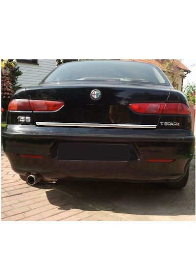 Alfa Romeo 156 Formlu Krom Bagaj Alt Çıtası N11.1564