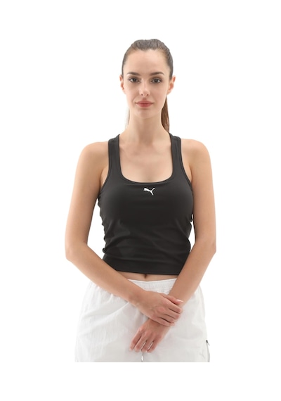 526645-01 Puma W Cloudspun Mesh 2:1 Tank Kadın T-shirt Siyah 526645-01 SIYAH