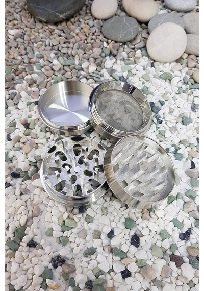 Silver 52mm. Tütün Baharat Herbal Öğütücüsü Parçalayıcı Rb84slv