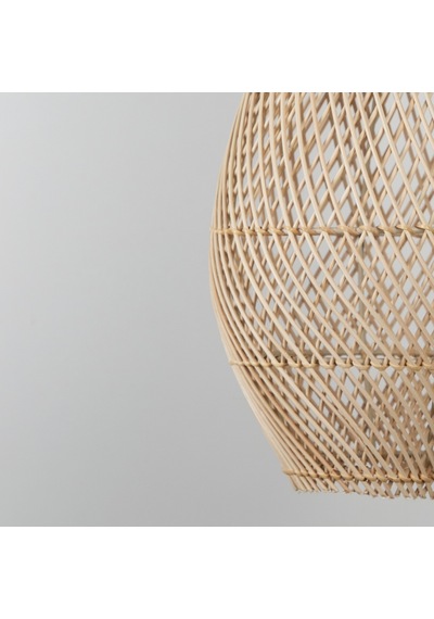 Lena Modern Avize E27 12w 25cm Rattan Doğal Dorbien-slb-8019 Çok Renkli